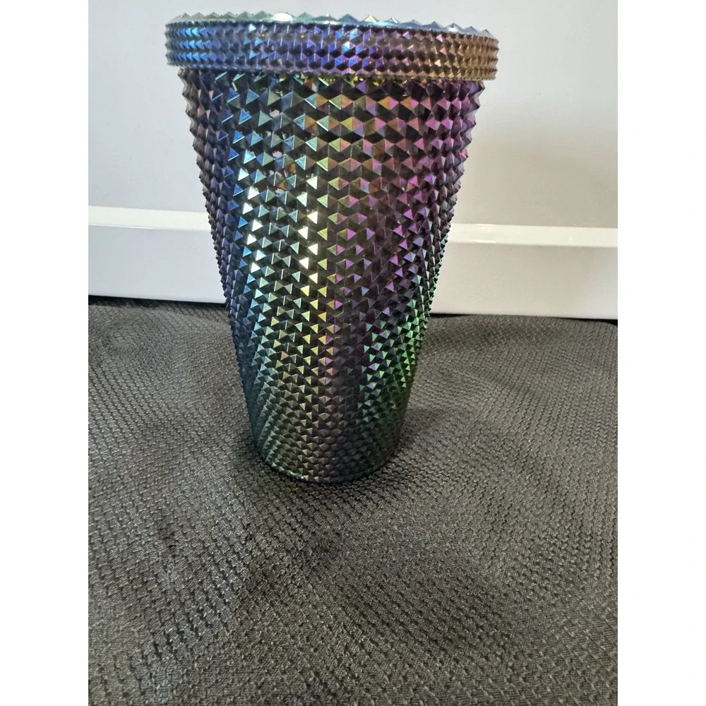 Starbucks Oil‎ Slick Rainbow Studded Tumbler 16oz. Grande Cold Cup 2023 NO STRAW